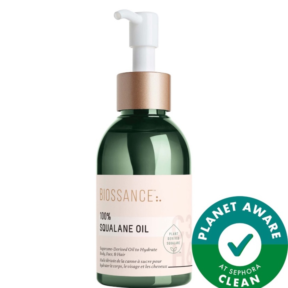 ❌SOLD elsewhere ❌ Biossance Squalane Oil - barely used! 💚🤍💛
